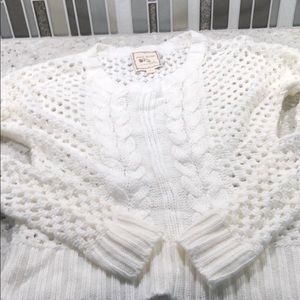 Pink Rose off knitted sweater